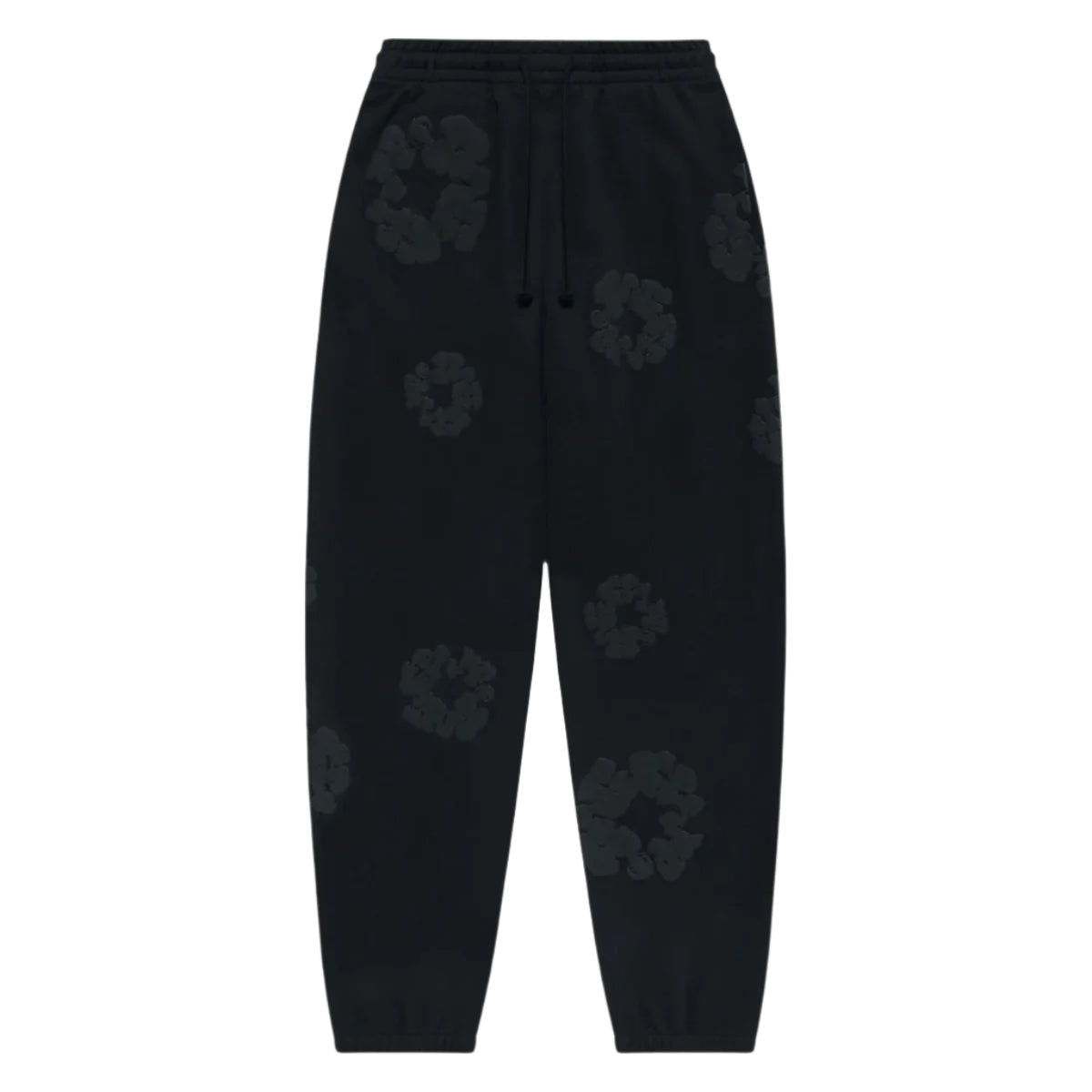 Denim Tears Cotton Wreath Sweatpants ‘Black Monochrome’