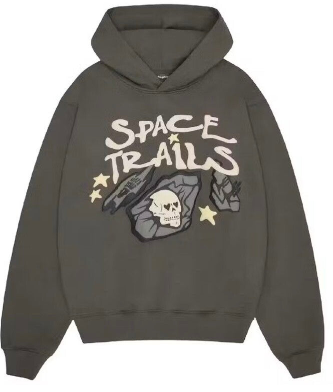 Broken Planet Hoodie ‘Space Trails/ Beluga Grey’