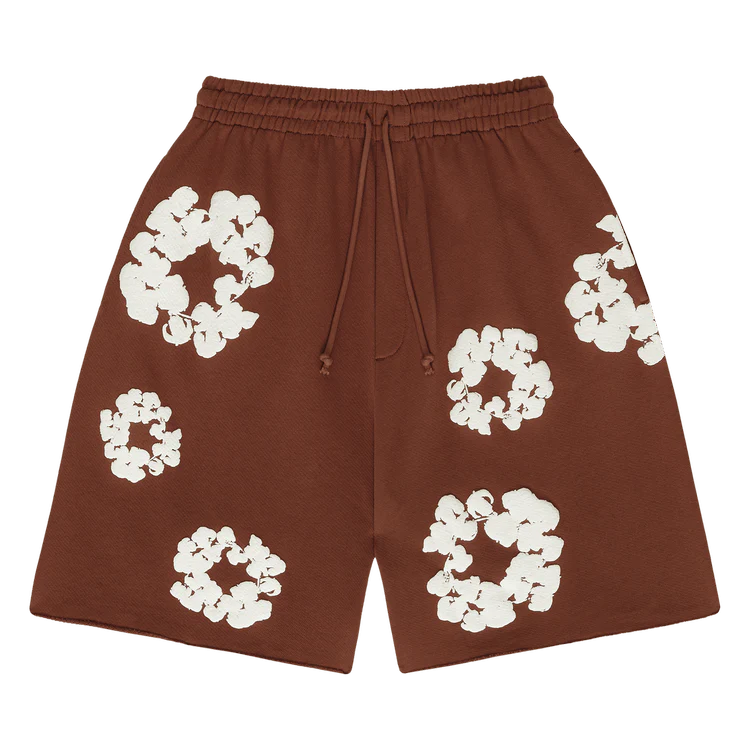 Denim Tears The Cotton Wreath Shorts ‘Brown’