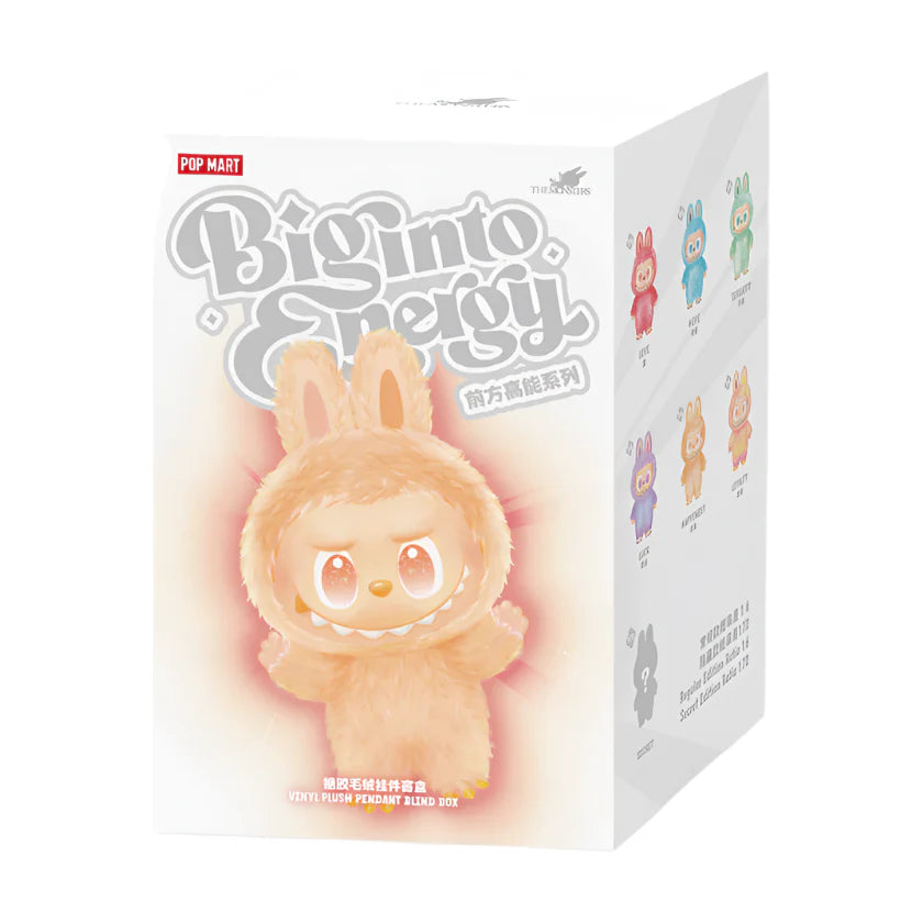 Pop Mart Labubu The Monsters Big Into Energy Series Vinyl Plush Pendant Single Blind Box