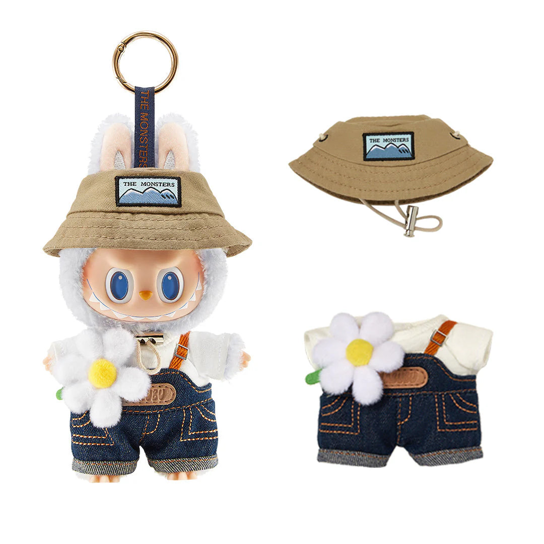 Pop Mart Labubu The Monsters Fall In Wild Vinyl Plush Doll Pendant Keychain