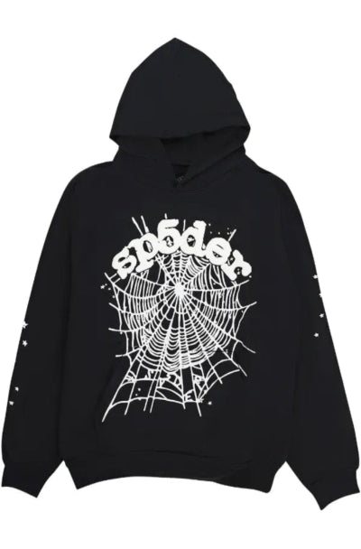 Sp5der OG Web Hoodie 'Black'