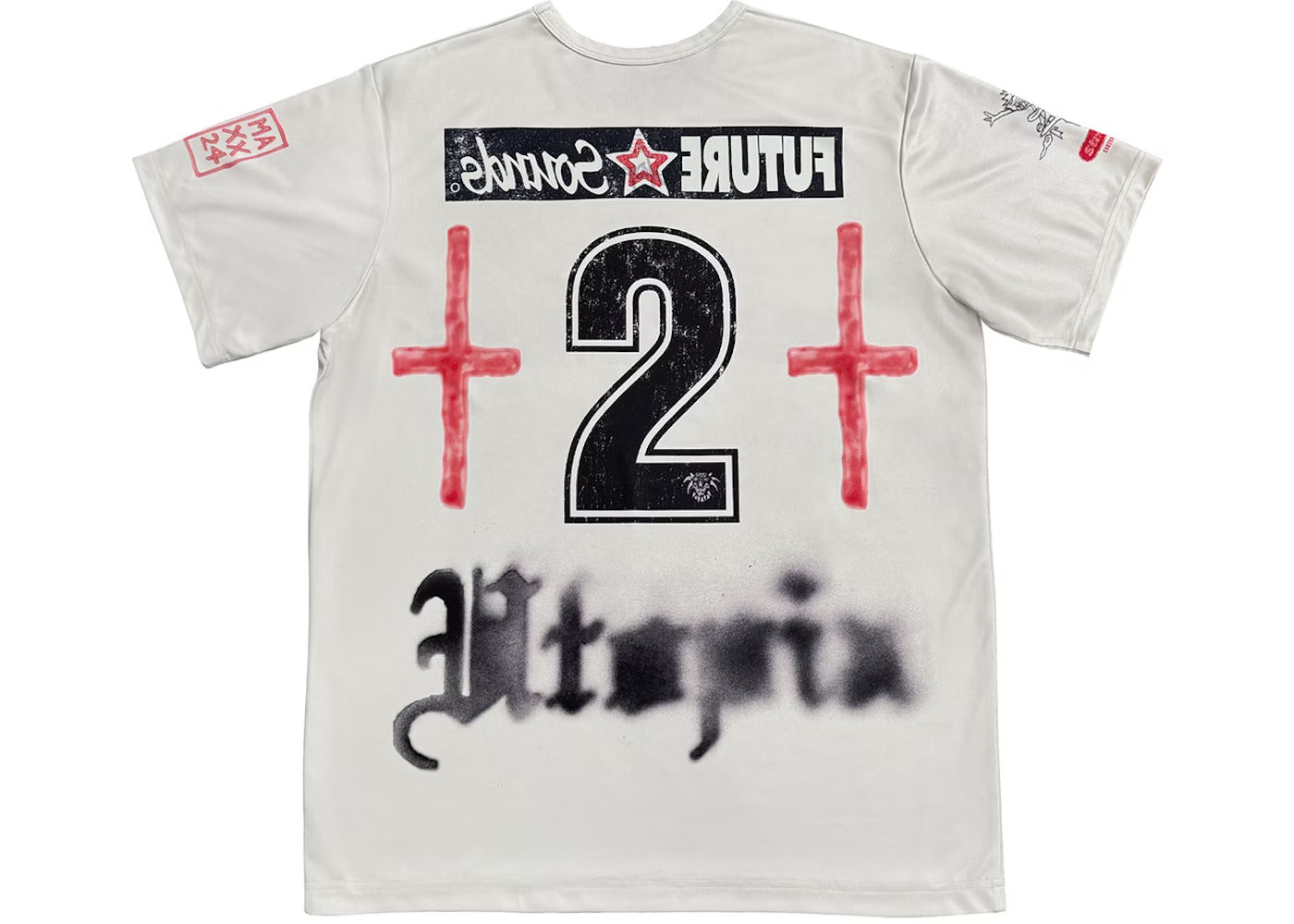 Travis Scott England Soccer Jersey 'White'
