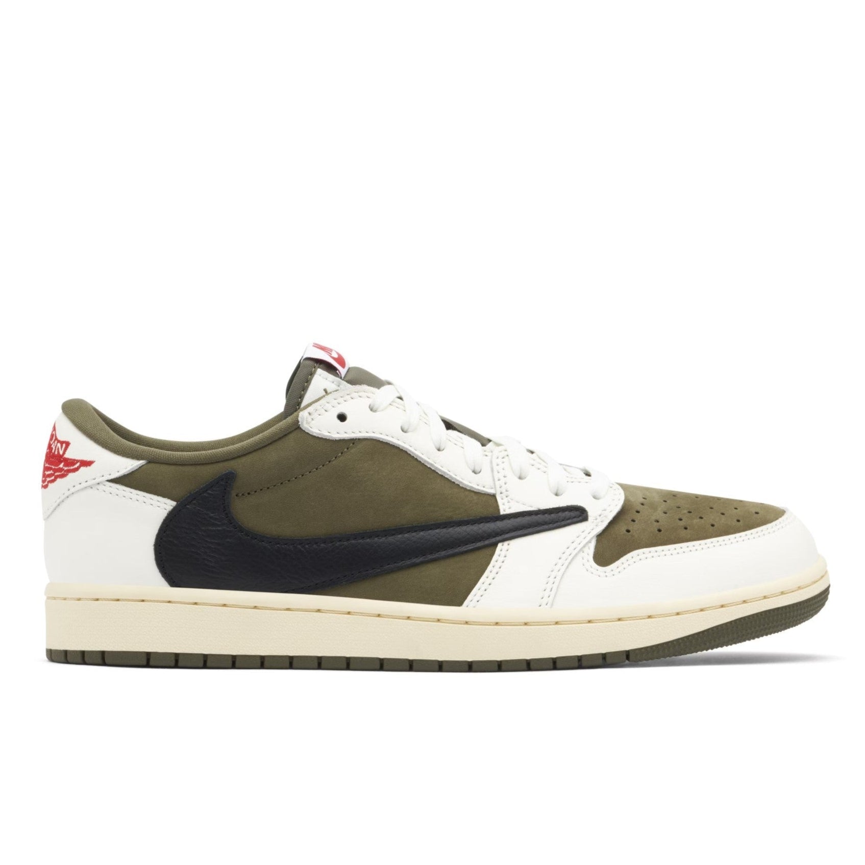 Travis X Air Jordan 1 Low 'Medium ‘Olive’